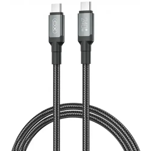 Cablu Date/Incarcare XO Design NB-Q264A, USB-C - USB-C, 240W, 1m (Negru)