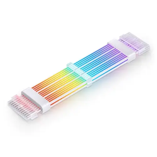 Cablu date Jonsbo PC Light Cable ZUAD-1563, 24-Pin, iluminare ARGB (Alb)
