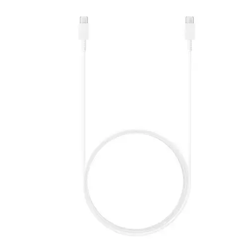 Cablu date Samsung EP-DX510JWEGEU, USB Type-C la USB Type-C, 1.8m, 20V, 5A (Alb)