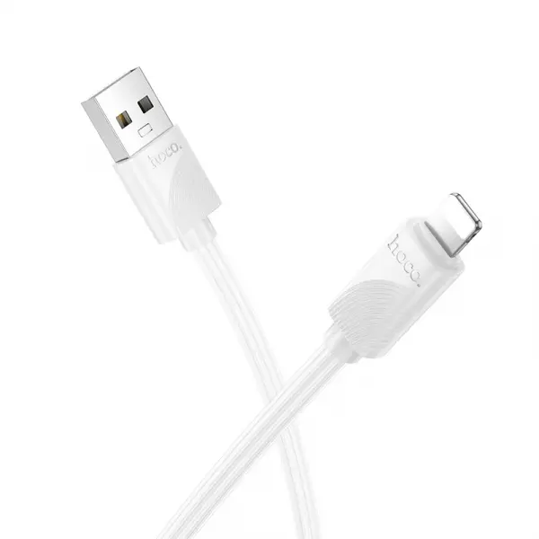 Cablu Date si Incarcare USB-A - Lightning HOCO X114, 18W, 1m, Alb