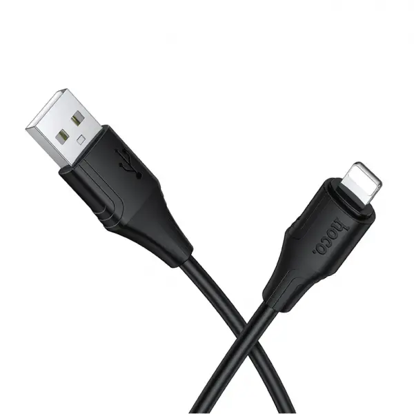 Cablu Date si Incarcare USB-A - Lightning HOCO X124, 18W, 1m, Negru