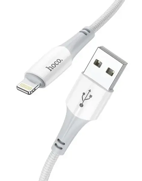 Cablu Date si Incarcare USB-A - Lightning HOCO X70, 18W, 1m, Alb