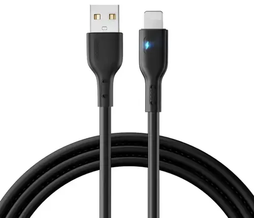 Cablu Date si Incarcare USB-A - Lightning Joyroom A13, 12W, 2m, Negru