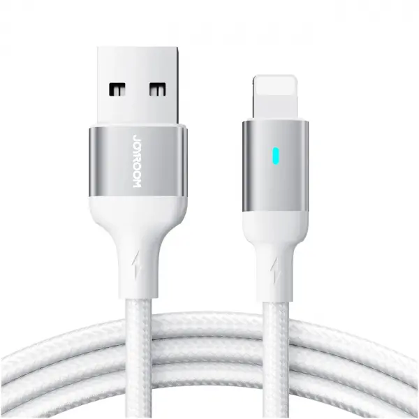 Cablu Date si Incarcare USB-A - Lightning Joyroom S-A10, 18W, 1.2m, Alb