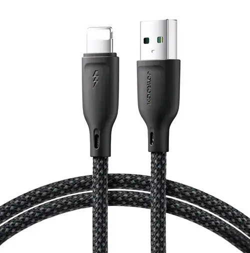 Cablu Date si Incarcare USB-A - Lightning Joyroom S-A34, 18W, 1m, Negru