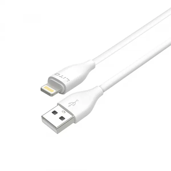 Cablu Date si Incarcare USB-A - Lightning Lito LD03L, 18W, 1m, Alb