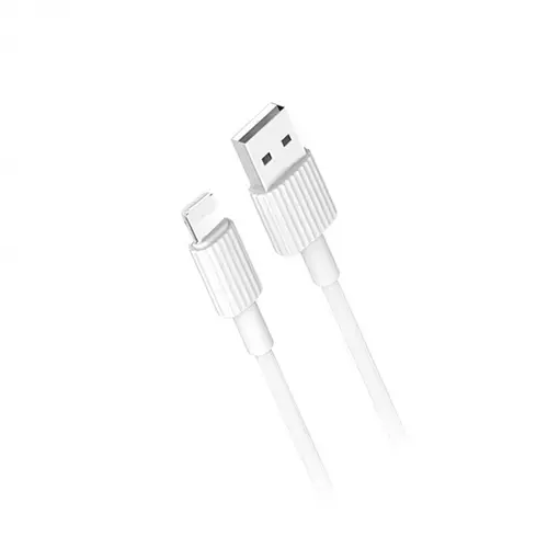Cablu Date si Incarcare USB-A - Lightning XO Design NB156, 18W, 1m, Alb