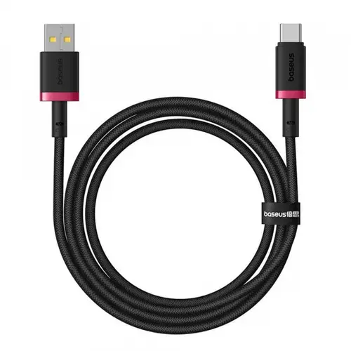 Cablu Date si Incarcare USB-A - USB-C Baseus Dura Series P10377802U01-01, 60W, 1m, Rosu