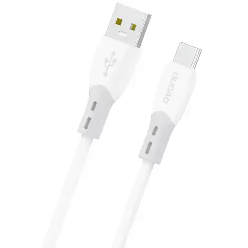 Cablu Date si Incarcare USB-A - USB-C Dudao L25ST, 100W, 1m, Alb