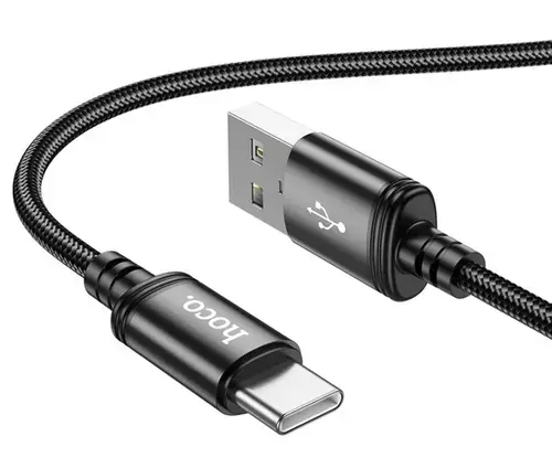 Cablu Date si Incarcare USB-A - USB-C HOCO X89, 60W, 1m, Negru