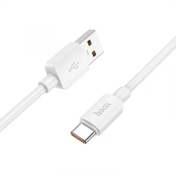 Cablu Date si Incarcare USB-A - USB-C HOCO X96, 100W, 1m, Alb