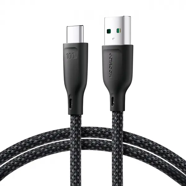Cablu Date si Incarcare USB-A - USB-C Joyroom S-A34, 100W, 1m, Negru
