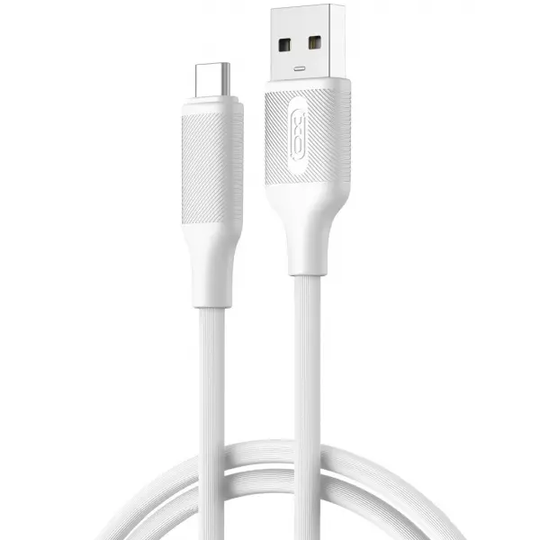 Cablu Date si Incarcare USB-A - USB-C XO Design NB265, 18W, 1m, Alb
