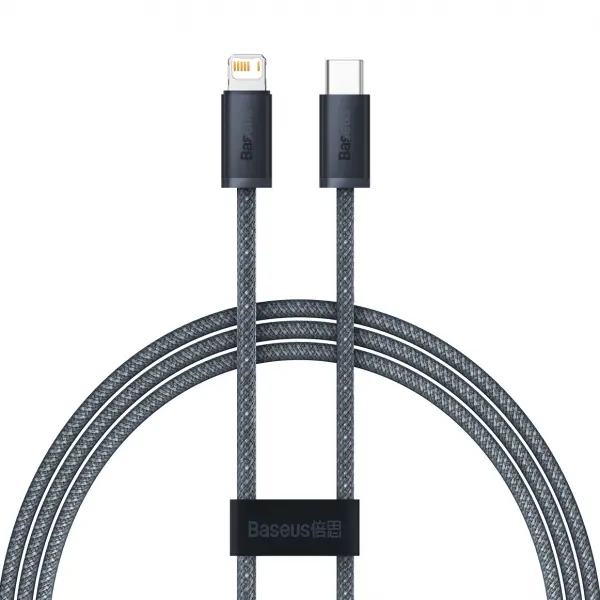 Cablu Date si Incarcare USB-C - Lightning Baseus Dynamic Series, 20W, 1m, Gri CALD000016