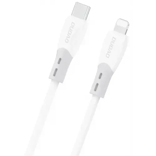 Cablu Date si Incarcare USB-C - Lightning Dudao L25SX, 30W, 1m, Alb