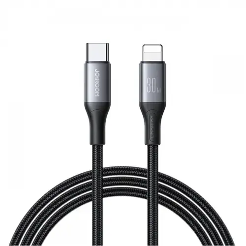 Cablu Date si Incarcare USB-C - Lightning Joyroom S-A28 Flash, 30W, 1m, Negru