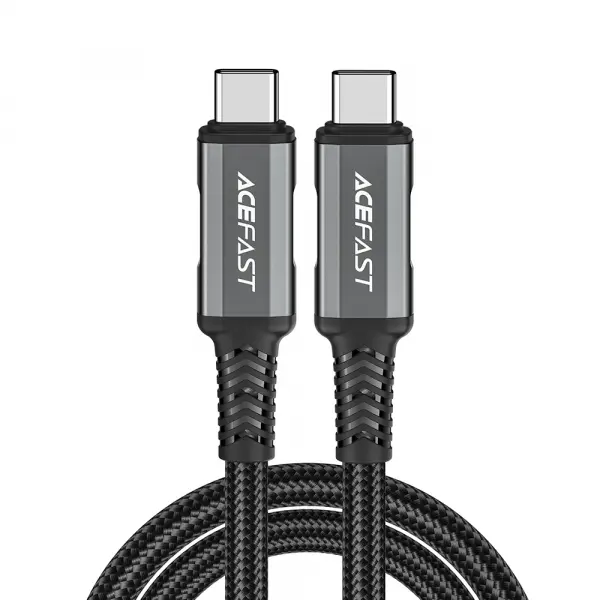 Cablu Date si Incarcare USB-C - USB-C Acefast C1-09, 240W, 1m, Gri