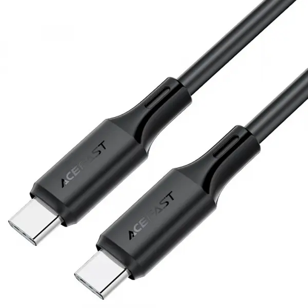 Cablu Date si Incarcare USB-C - USB-C Acefast C17-03, 60W, 1.2m, Negru