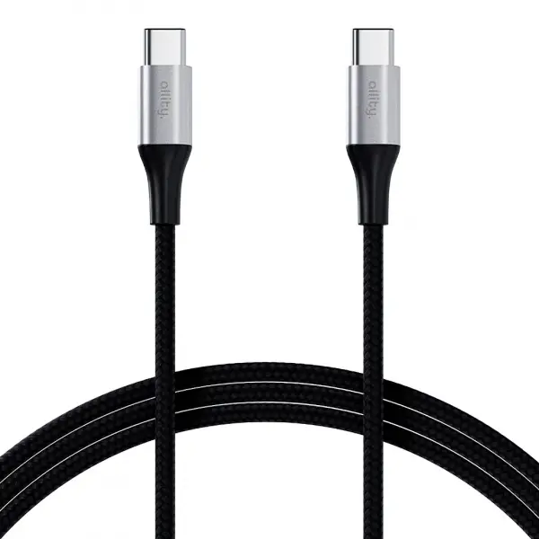 Cablu Date si Incarcare USB-C - USB-C Allity. AUC-01, 100W, 1m, Negru