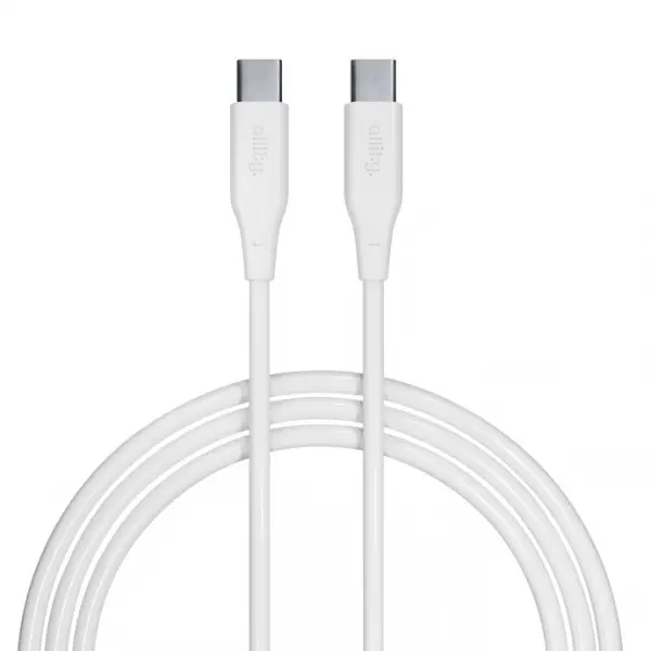 Cablu Date si Incarcare USB-C - USB-C Allity. AUC-02, 100W, 2m, Alb
