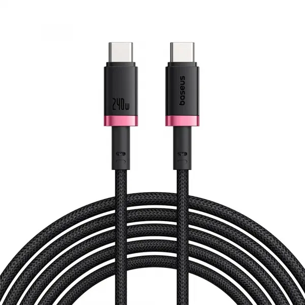 Cablu Date si Incarcare USB-C - USB-C Baseus Dura Series, 240W, 1m, Rosu P10377803U03-01