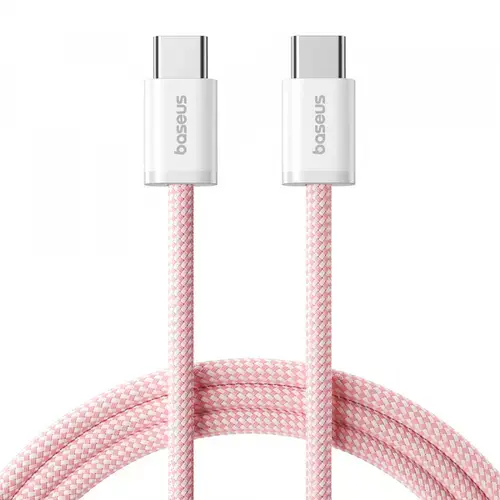 Cablu Date si Incarcare USB-C - USB-C Baseus Dynamic 4 Series P10381400411-00, 100W, 1m, Roz