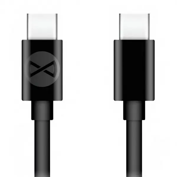Cablu Date si Incarcare USB-C - USB-C Forever, 60W, 1m, Negru