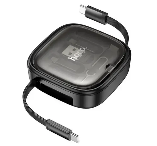 Cablu Date si Incarcare USB-C - USB-C HOCO U140, 60W, 0.95m, Negru
