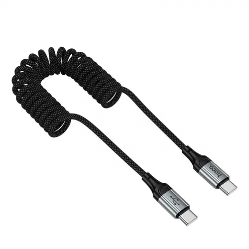 Cablu Date si Incarcare USB-C - USB-C HOCO X121, 60W, 1.5m, Negru