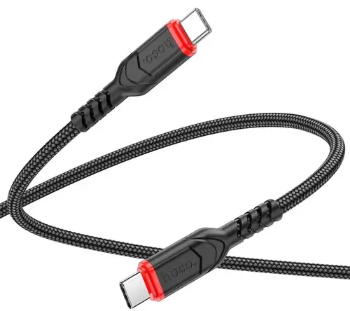 Cablu Date si Incarcare USB-C - USB-C HOCO X59, 60W, 3m, Negru
