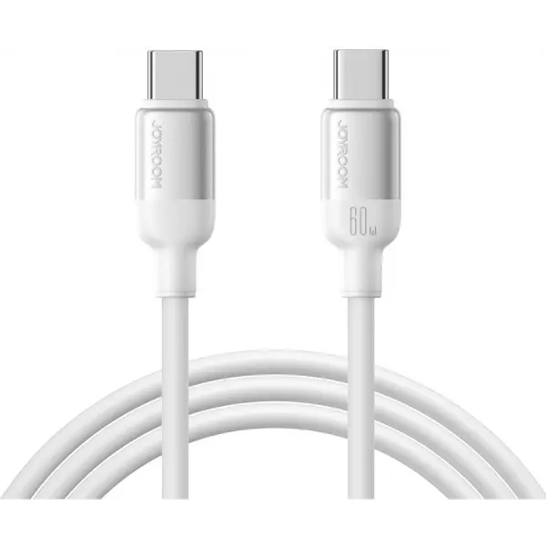 Cablu Date si Incarcare USB-C - USB-C Joyroom S-A62 Lively, 60W, 1.2m, Alb