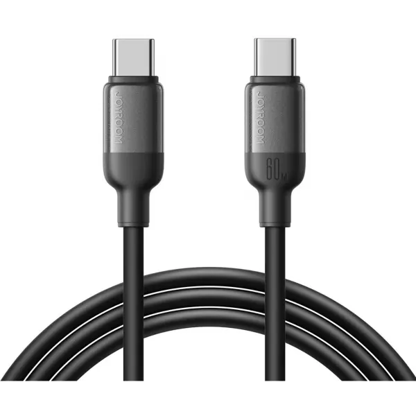 Cablu Date si Incarcare USB-C - USB-C Joyroom S-A62 Lively, 60W, 1.2m, Negru