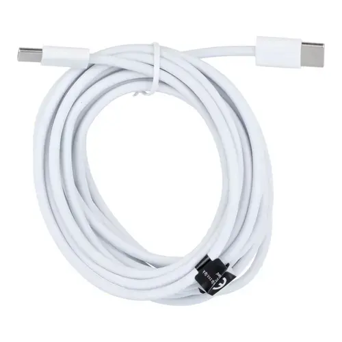 Cablu Date si Incarcare USB-C - USB-C OEM HD26, 30W, 3m, Alb