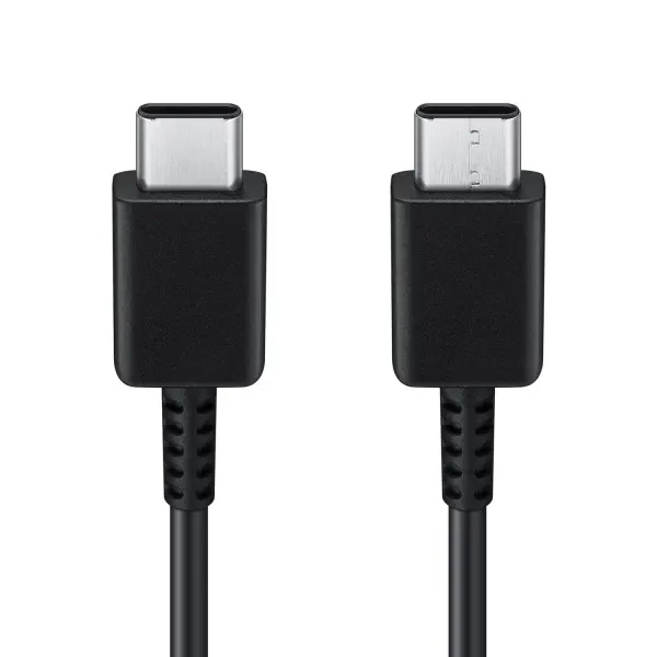 Cablu Date si Incarcare USB-C - USB-C Samsung EP-DA705, 25W, 1m, Negru EP-DA705BBEGWW