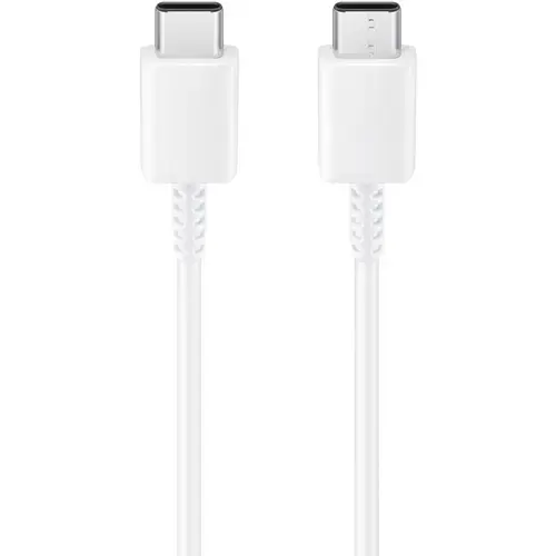 Cablu Date si Incarcare USB-C - USB-C Samsung EP-DW767JWE, 25W, 1.8m, GP-TOU021RFCWW, Bulk (Alb)