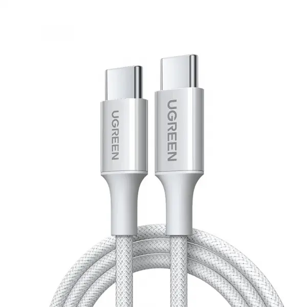 Cablu Date si Incarcare USB-C - USB-C UGREEN L501, 60W, 1m, Gri