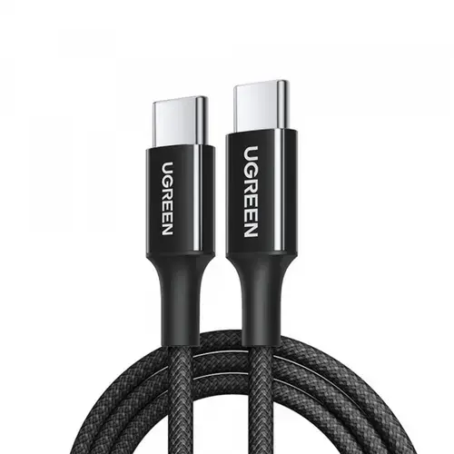 Cablu Date si Incarcare USB-C - USB-C UGREEN L502, 100W, 1m, Negru