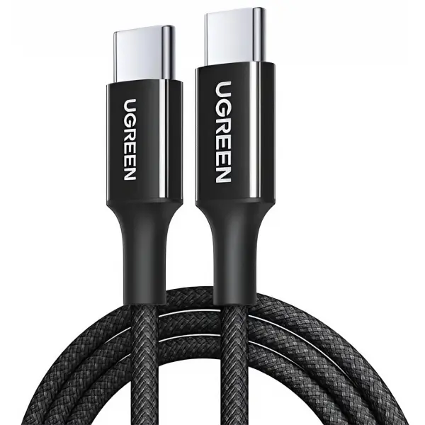 Cablu Date si Incarcare USB-C - USB-C UGREEN L502, 100W, 2m, Negru