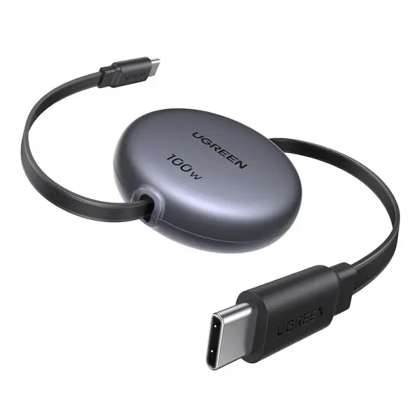 Cablu Date si Incarcare USB-C - USB-C UGREEN L531, 100W, 1m, Negru