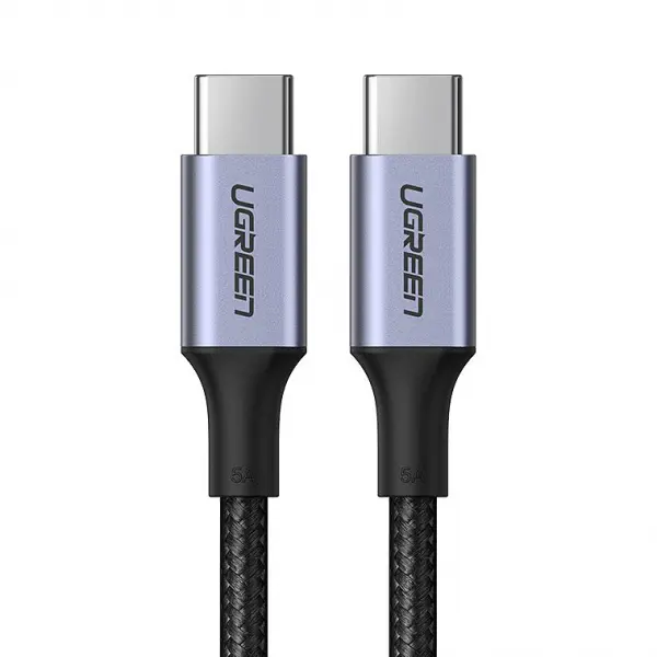 Cablu Date si Incarcare USB-C - USB-C UGREEN US316, 100W, 2m, Gri