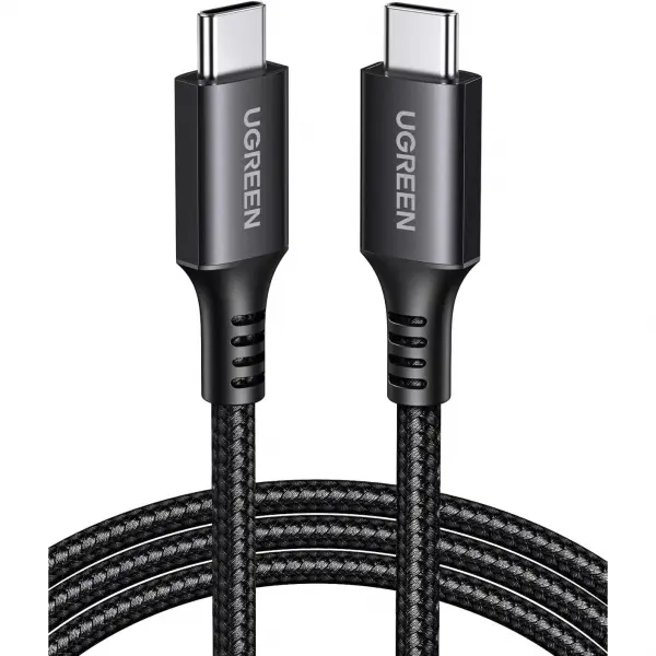 Cablu Date si Incarcare USB-C - USB-C UGREEN US567, 60W, 1m, Gri