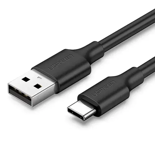 Cablu Date si Incarcare USB la USB Type-C UGREEN US287, 1 m, 3A, Negru