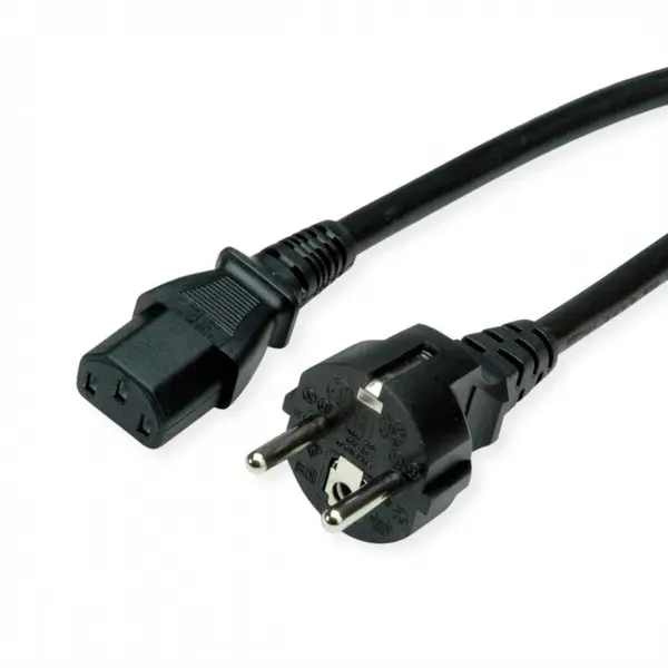 Cablu de alimentare C13 0.6m Negru, Value 19.99.1023