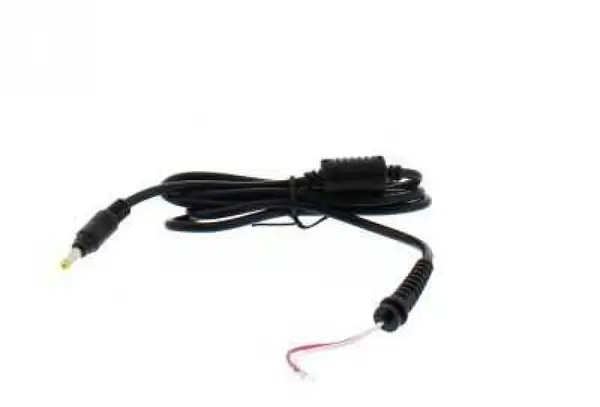Cablu de alimentare DC 4.0 x 1.7mm HP la 2 fire deschise 1.2m 90W, CABLE-DC-HP-4.0X1.7/T