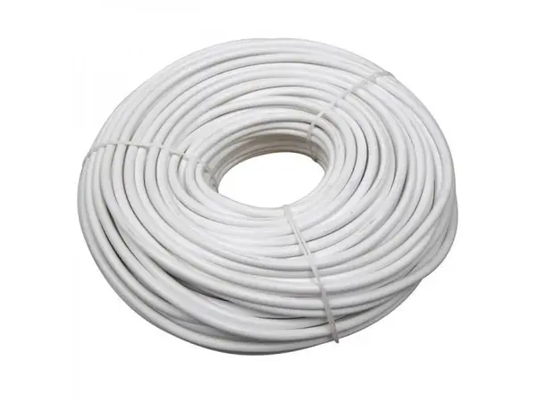 Cablu de alimentare flexibil cu fire de cupru, Myym 3x1,5 mm, alb, MYYM3X1.5-CU ALB