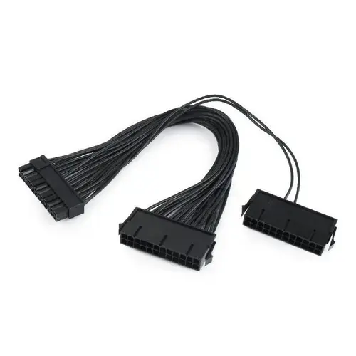 Cablu de alimentare Gembird, 24 pini, 0.3 m, Negru
