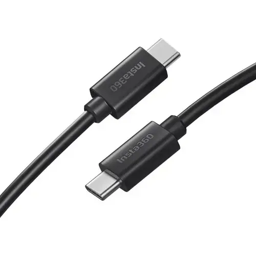 Cablu de alimentare Insta360 Ace Pro, USB Type-C la USB Type-C (Negru)