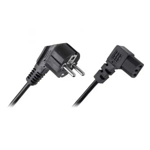 Cablu de alimentare PC C13 230V unghi 90 grade 3m, KPO2772B-3