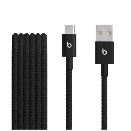 Cablu de date Apple Beats MDGH4EE/A, USB-A la USB-C, 1.5m, 2 bucati (Negru)