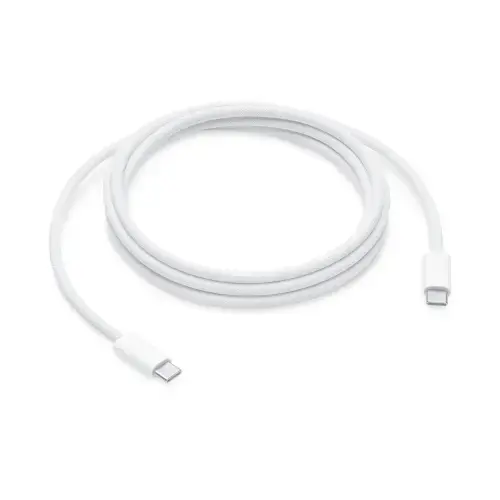 Cablu de date Apple MYQT3ZM/A, 240 W, USB-C la USB-C, 2m (Alb)